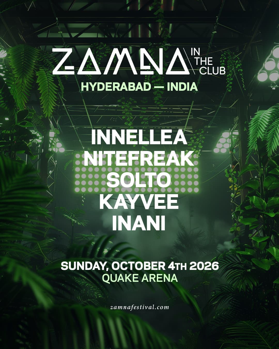 Zamna In The Club — Hyderabad