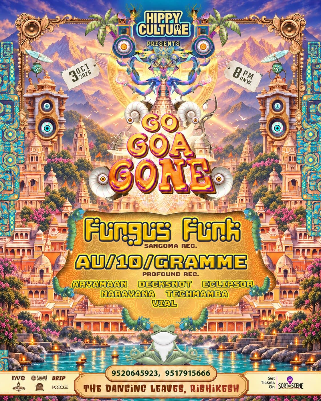 GO GOA GONE | Fungus Funk in Rishikesh at The Dancing Leaves Rishikesh