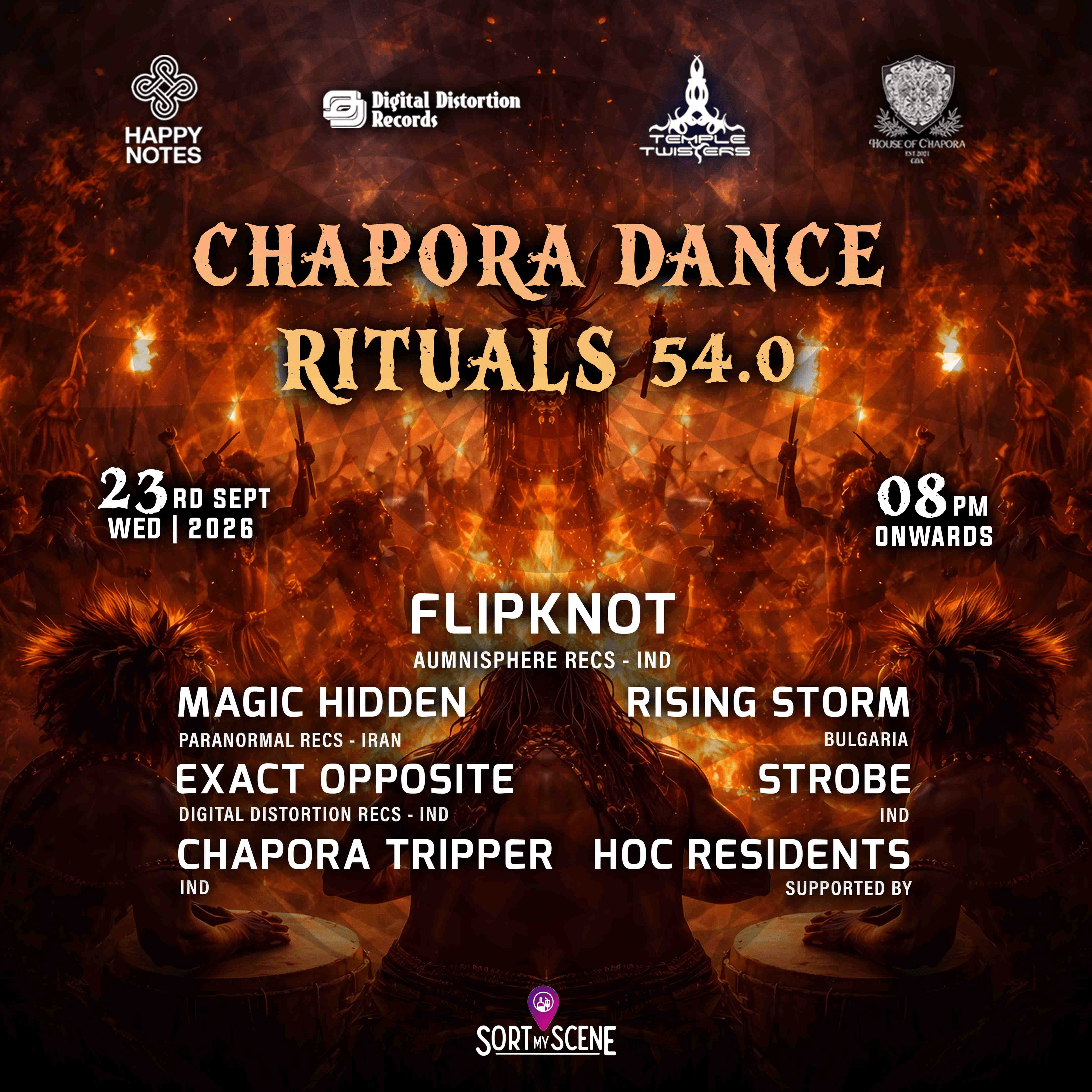 Chapora Dance Rituals 54.0 ft.Flipknot live