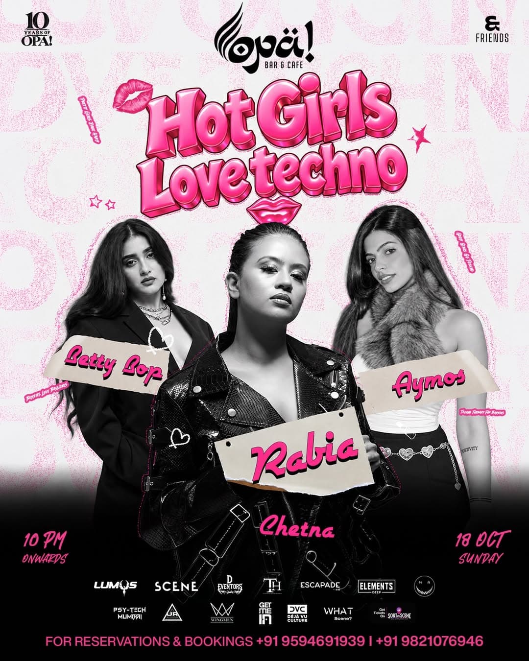 All Girls Techno Gathering at Opa! Bar & Cafe