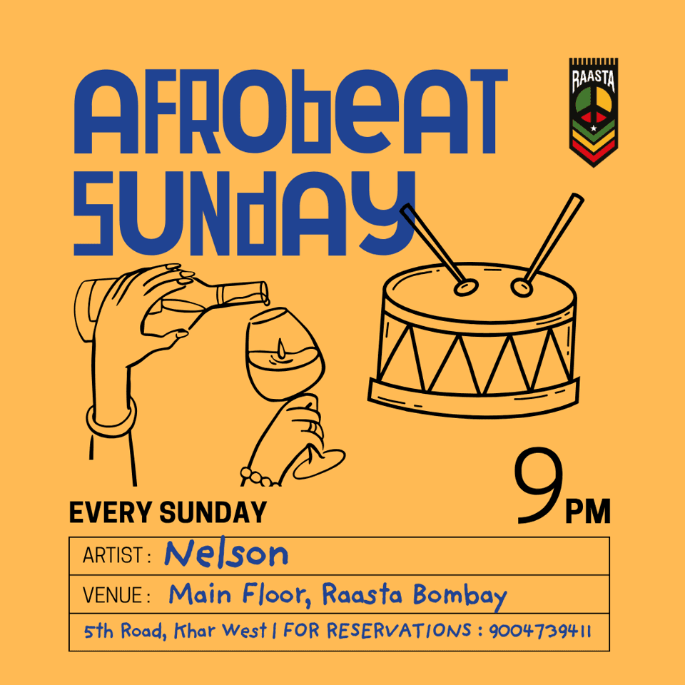 Afrobeat Sunday at Raasta Bombay Khar
