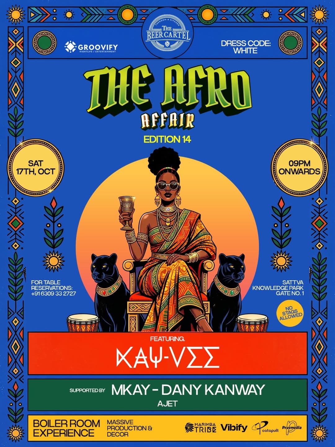 Afro Affair Edition 14 at The Beer Cartel