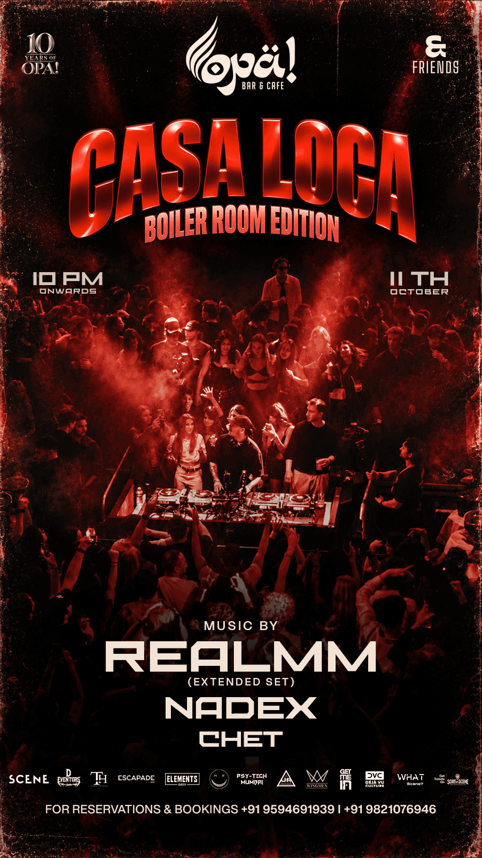 Casa Loca ft. RealMM at Opa! Bar & Cafe