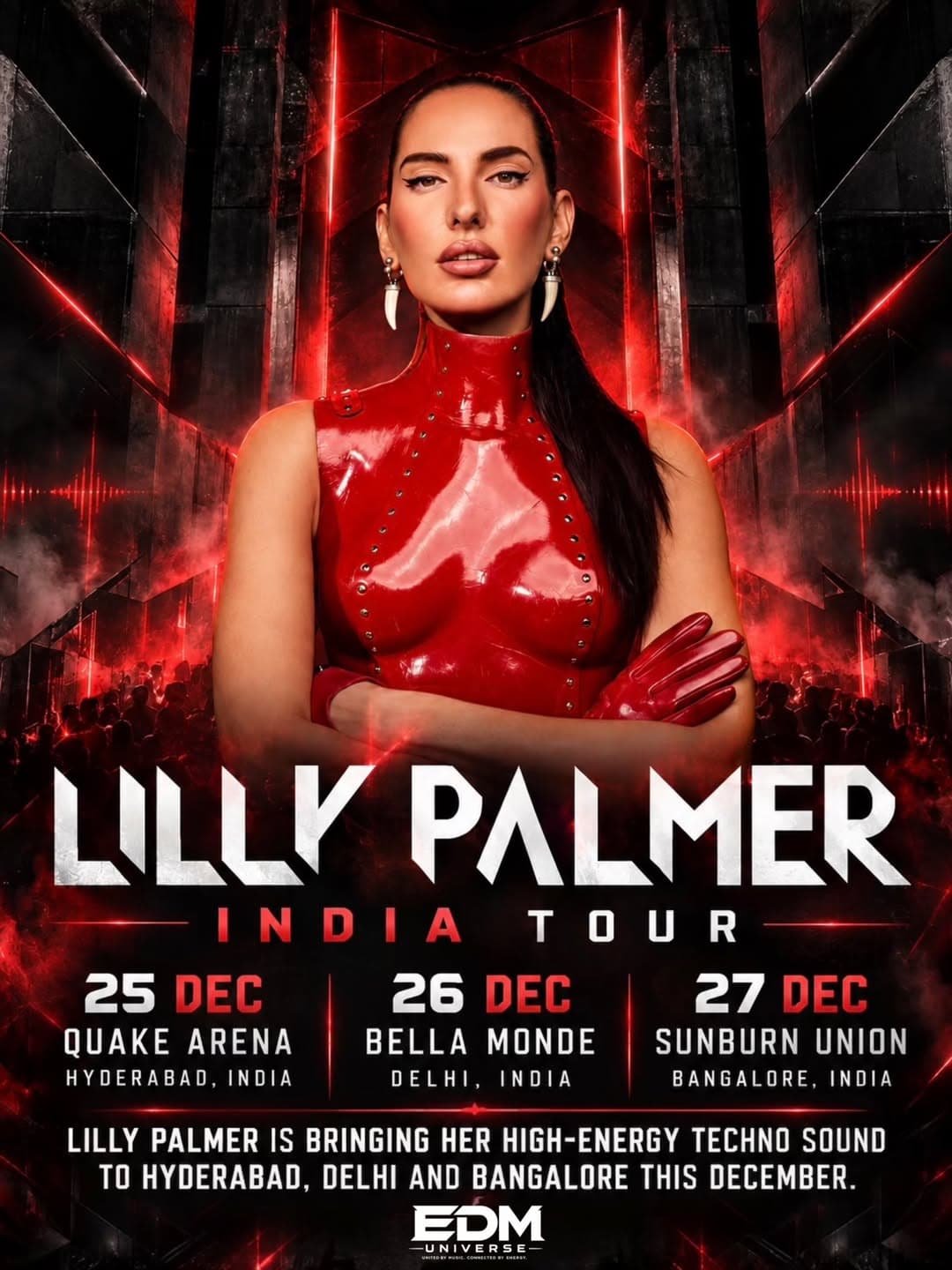 Lilly Palmer India Tour at Sunburn Union