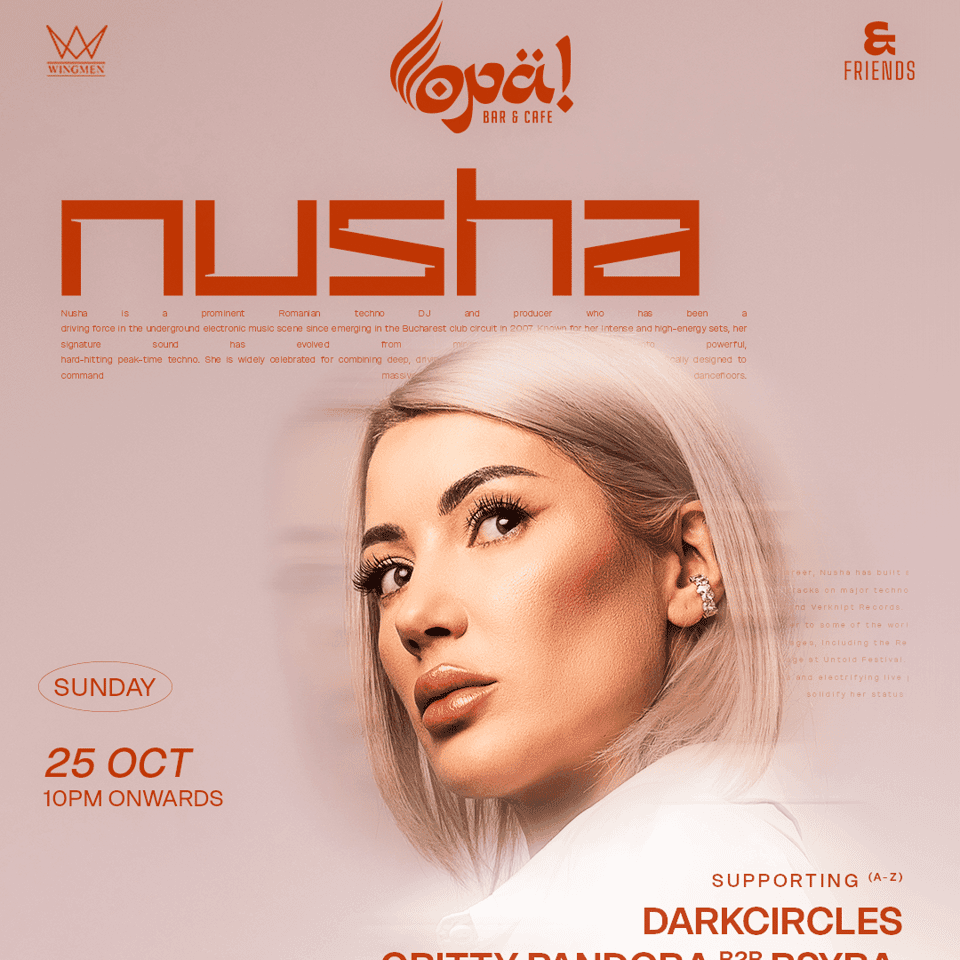 NUSHA at Opa! Bar & Cafe
