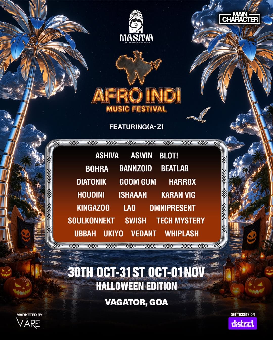 Afro Indi Music Festival: Halloween Edition
