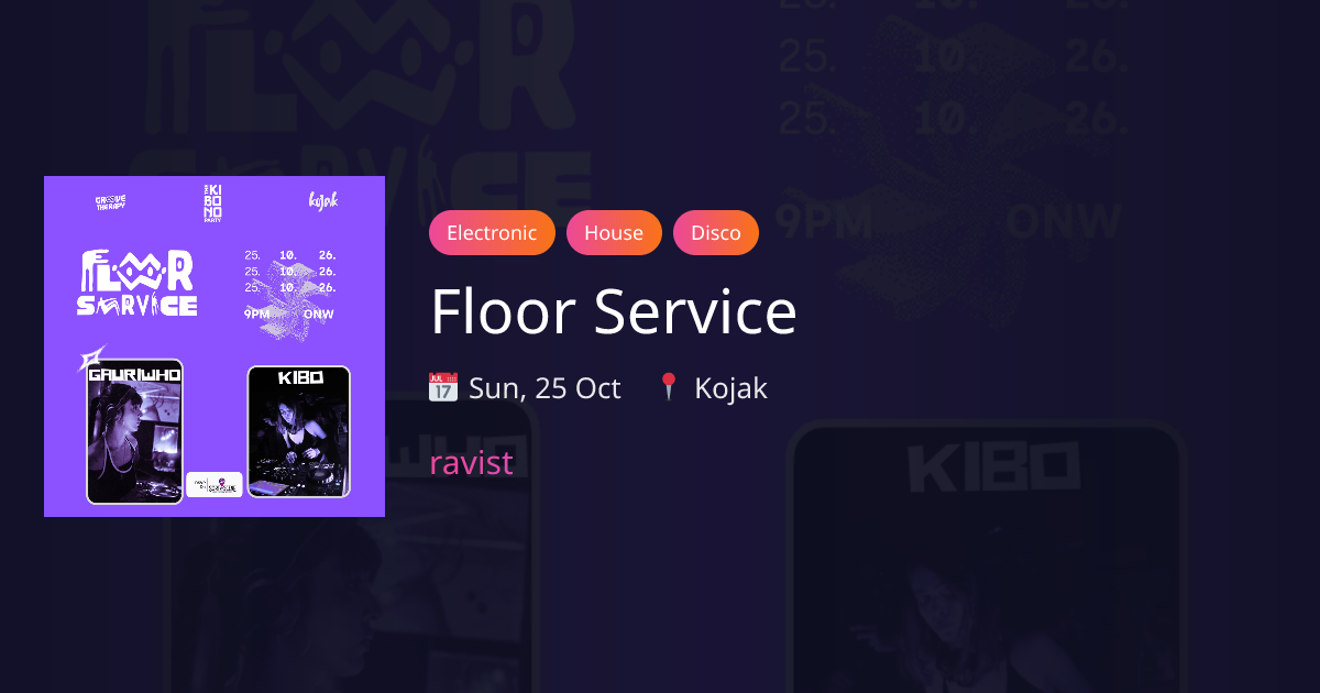 Floor Service ft. Gauriwho & Kibo in Mumbai, India