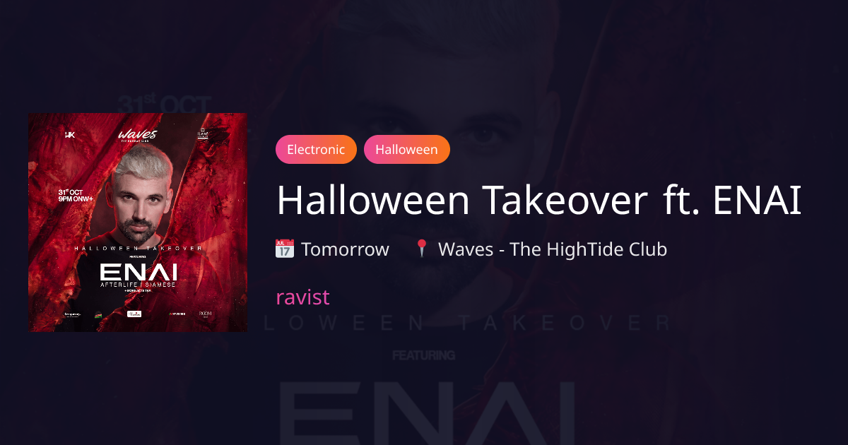 Halloween Takeover ft. ENAI in Mumbai, India